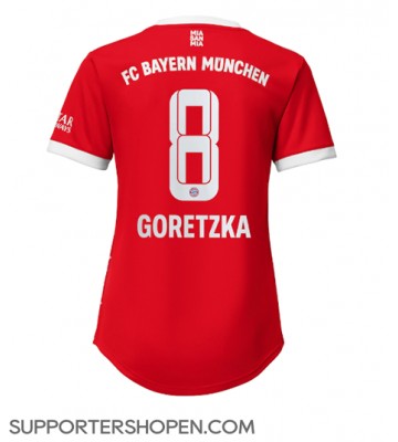 Bayern Munich Leon Goretzka #8 Hemma Matchtröja Dam 2022-23 Kortärmad
